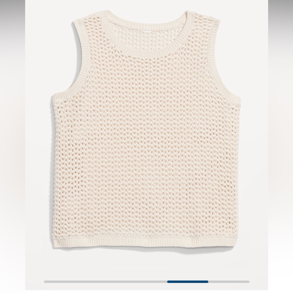 NWT - Old Navy Open Stitch Vest - 4X